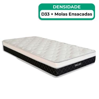 Imagem de Colchão Dallas Molas Ensacadas Solteiro V-Store 78x188x20
