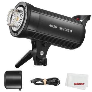 Imagem de Luz estroboscópica Godox SK400II-V SK400II V 400Ws 5700K com LED