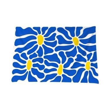 Imagem de Cat Flowers Art Banner Henri Matisse Impressão Avançada Bandeira De Pu