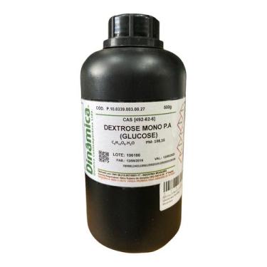 Imagem de Glicose-D Monohidratada (Dextrose) PA 500g - Dinamica - Dinâmica