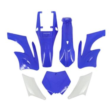 Imagem de QccHieUs Kits de Carenagem de para-lama Substitui Acessórios de Desempenho Premium Fáceis de Instalar Peças de Reposição, Azul escuro