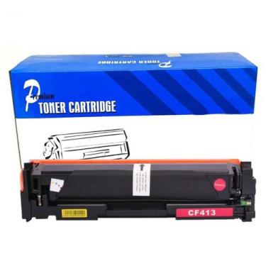 Imagem de Toner 413x Cf413x Magenta Compatível M452DN M452DW M452NW M477FDN M477