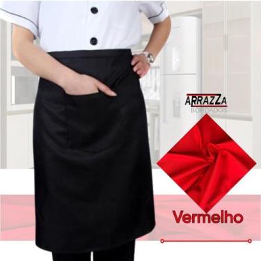 Imagem de Avental de Cintura Unissex Tipo Saia Para Bar Garçom Chef Cozinha Rest