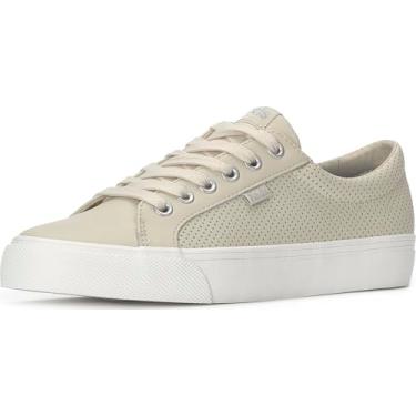 Imagem de Keds Tênis feminino Jump Kick com cadarço, Couro Perf Oatmeal, 38