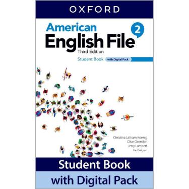 Imagem de American English File 2 - Student`s Book With Digital Pack - Third Edition