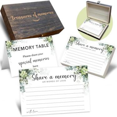 Imagem de Share A Memory Cards For Celebration of Life Decorations, 50 Psc Share A Memory Box For Funeral Memorial for Funeral Wedding Birthday Graduation Bridal Shower Guest Book Ideas(A01)