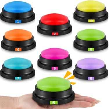 Imagem de Botão de gravação Buzzers Xuhal para jogos de perguntas e respostas, 8