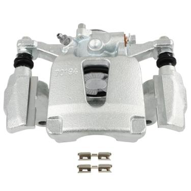 Imagem de SCITOO Pinça de freio a disco traseira esquerda 18B5501 com suporte apto para Ford para F-150 2015-2017, pistão único