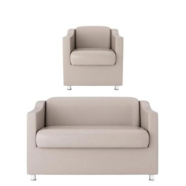 Imagem de Namoradeira + Polt. Bia P/ Sala de Estar Consultório Clinica Hospital 