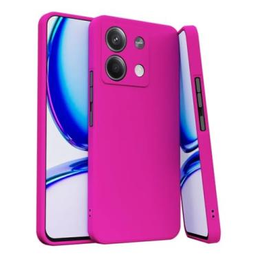Imagem de Capa Capinha Case Compatível com Motorola G75 Aveludada Premium (ROSA PINK)