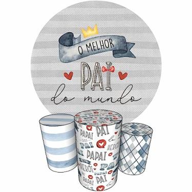 Imagem de Trio Capas Cilindro + Painel Sublimado Dia dos Pais (K1PAI0005)