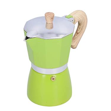 Imagem de KIMISS 300 Ml de Cafeteira de Cafeteira de Maconha de Fogão - Design Ergonômico, Fabricação Fácil de Limpar e Limpar o Fogão a Gás e Etanol, Ideal para Casa e Escritório (Verde)