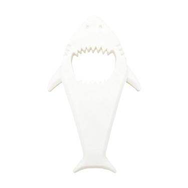 Imagem de SiaBiced Abridor de garrafas Shark, utensílio de cozinha portátil rústico para bebidas, abridor de tampas de cerveja, ferramenta de abertura de latas para