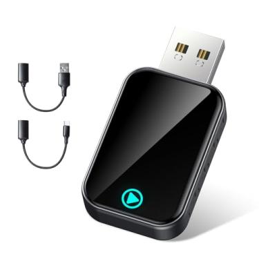 Imagem de GATGOODS Adaptador CarPlay sem fio – Converta instantaneamente CarPlay com fio para iPhone, Plug & Play, compatível com USB/tipo C, funciona com iOS 10+ e carros a partir de 2016 (S2)