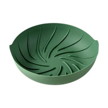 Imagem de AFXGUSD Forro de Silicone para Fritadeira a Ar, Cesta Antiaderente de Silicone para Fritadeira a Ar, Bandeja de Cozimento Versátil Reutilizável para Forno, Va, S