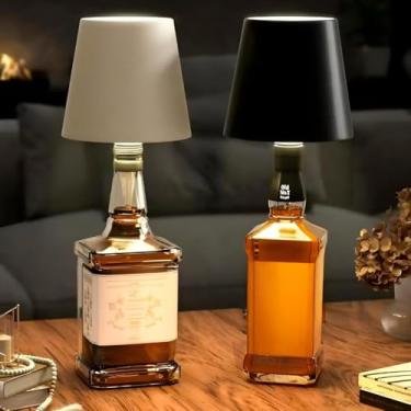 Imagem de Abajur Luminária LED de Encaixe Recarregável USB - Com Sensor Touch e 3 Níveis de Luz - Para Quarto, Cozinha, Sala de Estar, Banheiro e Decoração