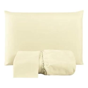 Imagem de Jogo De Cama Casal Queen Box 3 Peças 40cm Alt. 200 Fios