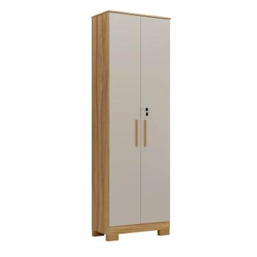 Imagem de Armario Multiuso Ronipa Bordô MDF 02 portas com chave