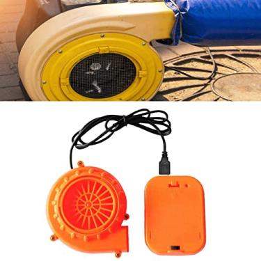 Imagem de Zopsc Mini Soprador de Sopro, Portátil de Carregamento USB Mini Fan Slower Com Caixa de Bateria para Jogos Infláveis (Ventilador)