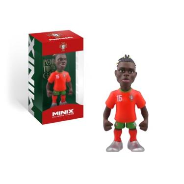 Imagem de MINIX COLLECTIBLE FIGURINES - Estatueta esportiva colecionável de 12 cm, Rafael Leao, Portugal