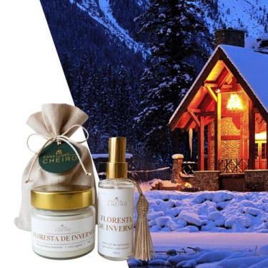 Imagem de Kit Presente Vela Aromática 140g + Perfume de Ambientes 60ml - Casa Di