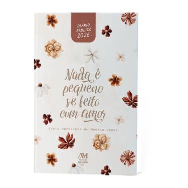 Imagem de Agenda Diário Bíblico 2026 Capa Dura Santa Teresinha
