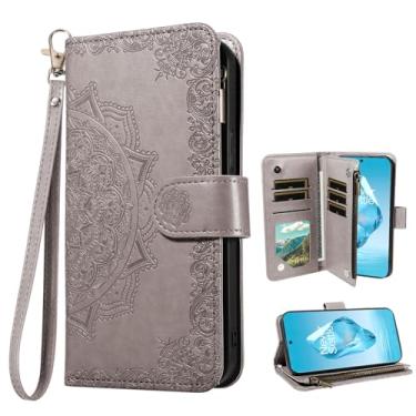 Imagem de Asuwish Compatível com capa de telefone Oneplus 12R XMTLHDKQB EUA cinza