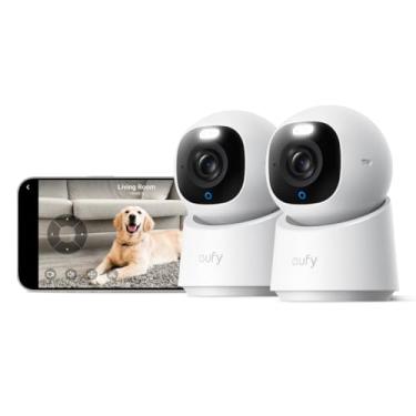 Imagem de Kit de câmera interna E30 da eufy, câmera de segurança UHD de última geração, câmera de segurança 4K UHD, câmera para animais de estimação/cão/bebê com aplicativo de telefone, visão noturna colorida