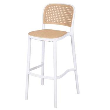 Imagem de Banqueta Alta Amis Polipropileno Branco - Or Design