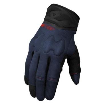 Imagem de Luva X11 Nitro 4 Cores Moto Motoqueiro Frio Inverno Motoboy, GG, Azul