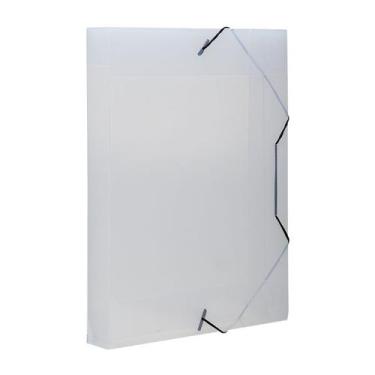 Imagem de Pasta com elástico Dello 55mm top line cristal