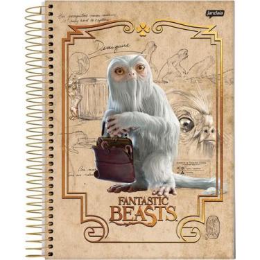 Imagem de Caderno Jandaia universitário fantastic beasts 160 folhas