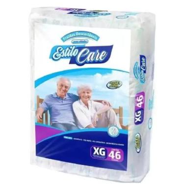 Imagem de Fraldas Geriatricas Descartáveis Estilo Care Tamanho XG - 46 Unidades