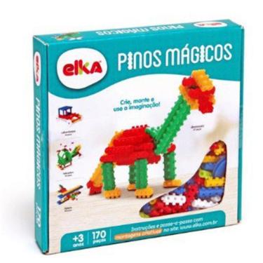 Imagem de Pinos Mágicos 170 Peças - Elka Brinquedos