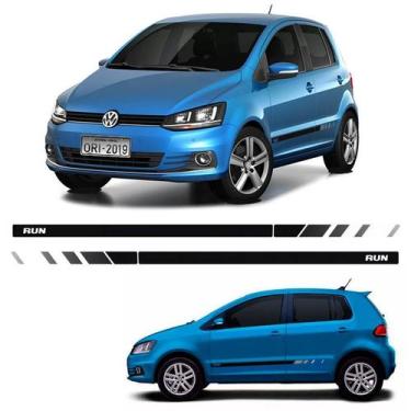 Imagem de Kit Faixa Lateral Fox Run 2017 Adesivo Preto Mod. Original - SPORTINOX