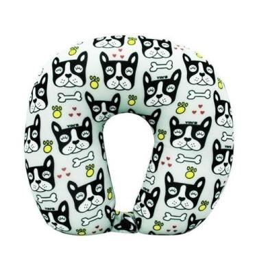 Imagem de Almofada De Pescoço Viagem Adaptável Yins Branca - 27008 - Yin's