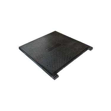 Imagem de Tampa Tampão Cisterna Elétrica Gordura 50Cm Ferro Articulada - Casa E 