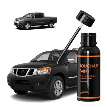 Imagem de XTryfun Tinta de retoque para carro compatível com a maioria dos modelos Nissan (K11 Smoke)