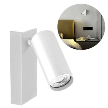 Imagem de Arandela Spot Leitura Direcionável Branco Quarto Bet20 - Acende a Luz