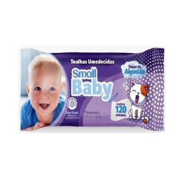 Imagem de Toalha Umedecida Small Baby Com 120un - Baby Poppy