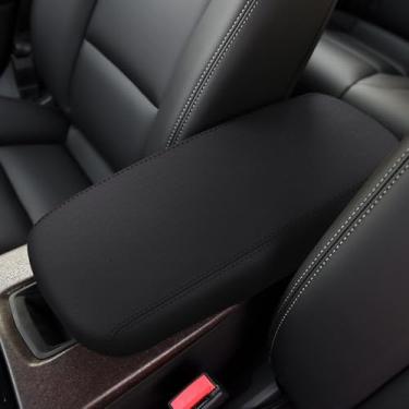 Imagem de faccaibbg Capa de apoio de braço para console central de couro premium para acessórios Cadillac XTS 2013-2018 (preto) antiderrapante, ajuste confortável, protetor de console resistente ao desgaste