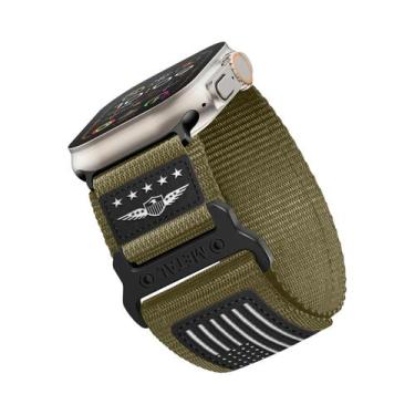 Imagem de Pulseira De Nylon Esportiva De 49mm 45mm 46mm 44mm Para Apple Watch Ul