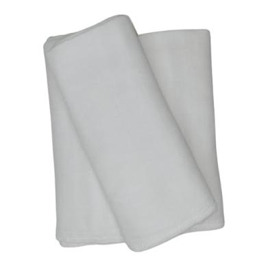 Imagem de Fralda Pano de Ombro Bebe Com Bainha 100% algodão Enxoval Maternidade (Branca)