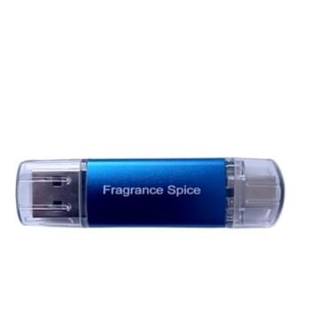 Imagem de Fragrance Spice - Flash Drive – Dual USB Tipo C e USB 2.0 Pen Drive para Android, Samsung Galaxy, MacBook, Laptop, PC – Cartão de memória OTG duplo de alta velocidade – Armazenamento portátil Plug