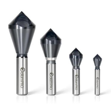 Imagem de Conjunto de ferramentas Countersink Chanfer ColumPro Cobalt M35 4 unid