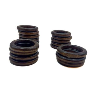 Imagem de Porta Guardanapos Argola De Madeira 50mm Mesa - Para Casamento, Mesa P