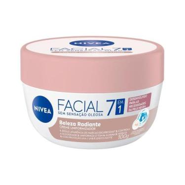Imagem de Creme Hidratante Uniformizador Facial Nivea 7 Em 1 Beleza Radiante par