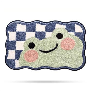 Imagem de Tapete de banho Molesun Frog Extra Soft Absorvente 100% Microfibra