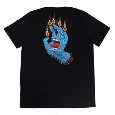 Imagem de Camiseta Santa Cruz Pace Ritual Hand - Preto-Masculino