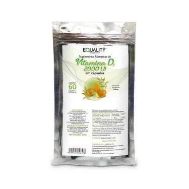 Imagem de Vitamina D3 2000ui 360mg Refil 60 Cápsulas - Equality Suplementos